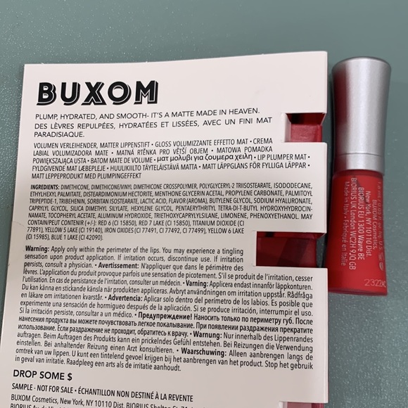 $3🌻 Buxom Full on Plumping Lip Matt in Drop some $ - Picture 2 of 2